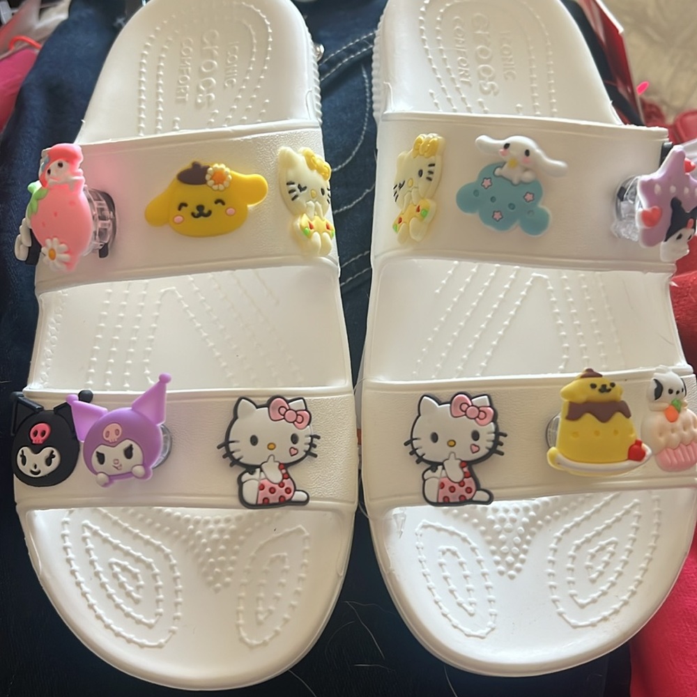 Hello kitty shoe charms new set of 2